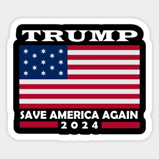 Trump Save America Again 2024 Sticker